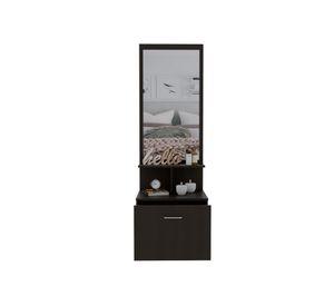 Velador multifuncional 1 cajón Z-54R wengue TuHome