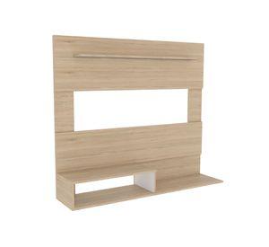 Panel TV 55'' + Bar kava + mesa centro Beijing rovere/blanco TuHome