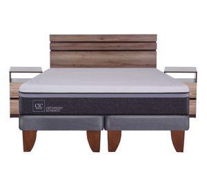 Cama europea 2 plazas Ortopedic advance base dividida + set Ares Cic