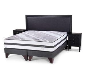 Cama europea 2 plazas Driven base dividida + set Nolita Rosen