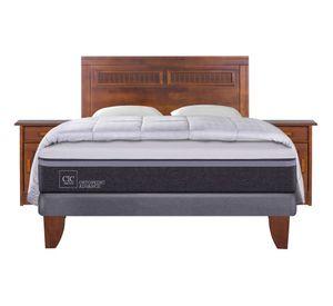 Cama europea 2 plazas Ortopedic advance + set Milán + almohadas + plumón Cic