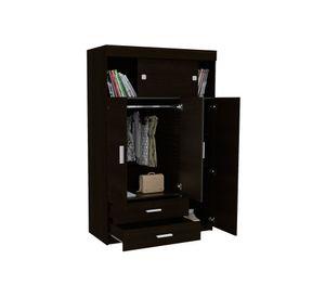 Clóset 5 puertas 2 cajones Z-120 wengue TuHome