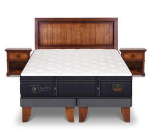 Cama europea súper king Grand premium + set Monterrey Cic