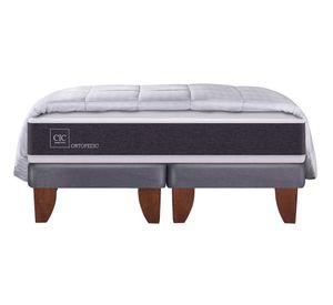 Cama europea King Ortopedic + plumón Cic