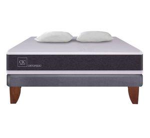 Cama europea 2 plazas Ortopedic + almohadas Cic