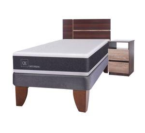 Cama europea 1.5 plazas Ortopedic + set Enio Cic