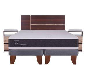 Cama europea king Ortopedic + set Enio Cic