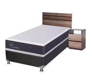 Box spring 1.5 plazas Ortopedic B5 + set Ares Cic