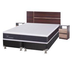 Box spring 2 plazas Ortopedic base dividida B5 + set Enio Cic