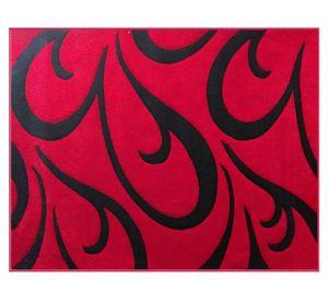 Alfombra 170x230 cm Frize carved D3 rojo Idetex