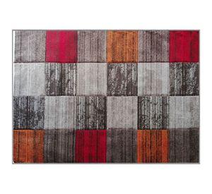 Alfombra 170x230 cm Frize carved D4 rojo Idetex
