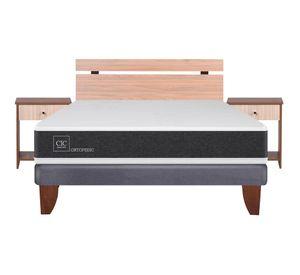 Cama europea 2 plazas Ortopedic + set Olmo Cic
