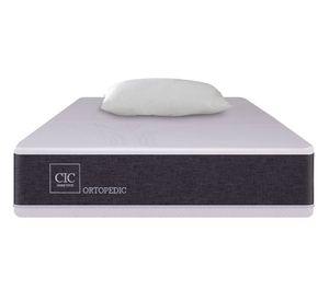 Colchón 1 plaza x 190 cm Ortopedic + almohada Cic