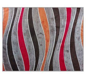 Alfombra 170x230 cm Frize carved D6 naranjo Idetex