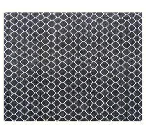 Alfombra kala 70x110 cm D1 negro Idetex