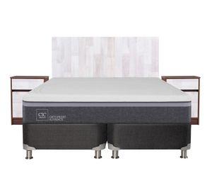 Box spring 2 plazas Ortopedic advance base dividida B5 + set Legno Cic