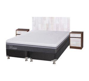 Box spring 2 plazas Ortopedic advance base dividida B5 + set Legno Cic