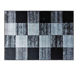 Alfombra 170x230 cm Frize carved D4 negro Idetex