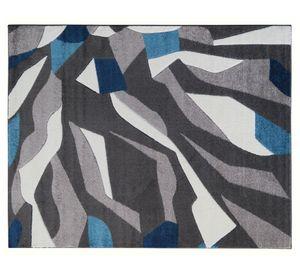 Alfombra frise carved 150x200 cm Florida D5 gris Idetex