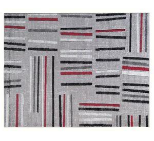 Alfombra frise carved 150x200 cm Florida D5 rojo Idetex