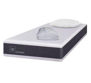 Colchón 1.5 plazas x 190 cm Ortopedic + almohada + cubrecolchón Cic