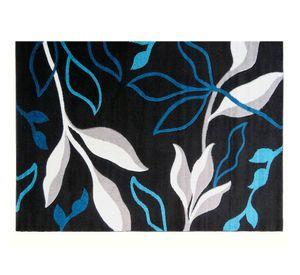 Alfombra 170x230 cm Frize carved negro Idetex