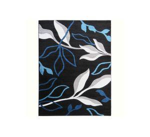Alfombra 170x230 cm Frize carved negro Idetex