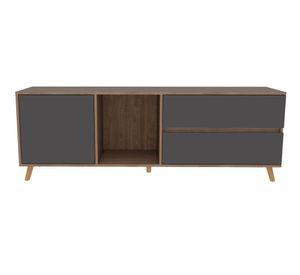 Rack TV 60'' Salem miel/plomo TuHome