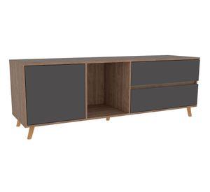 Rack TV 60'' Salem miel/plomo TuHome