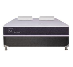 Box spring 2 plazas Ortopedic B5 + almohadas Cic