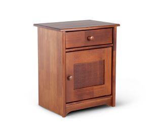 Velador 1 cajón 1 puerta Véneto caramelo Rosen