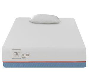 Colchón 1 plaza x 190 cm Excellence plus + almohada Cic