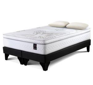 Cama europea súper king Art 4 base dividida patas + almohadas Extra Rosen