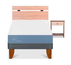 Cama europea 1.5 plazas x 190 cm Excellence + set Olmo Cic