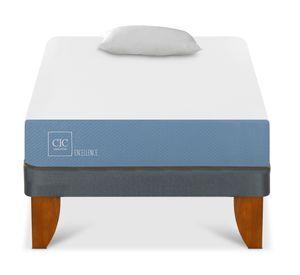 Cama europea 1.5 plazas x 190 cm Excellence + almohada Cic