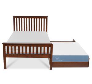 Cama cuja Eloisa single + colchón Excellence Plus + nido Excellence