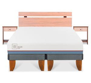 Cama europea 2 plazas Excellence plus base dividida + set Olmo Cic