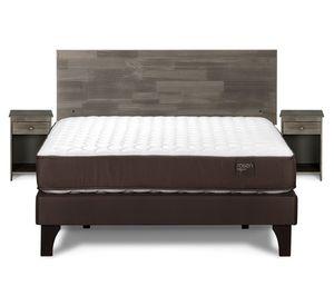 Cama europea 2 plazas Ergo T + set Tabor gris Rosen