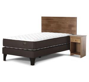 Cama europea 1.5 plazas Ergo T + set Tabor caramelo Rosen