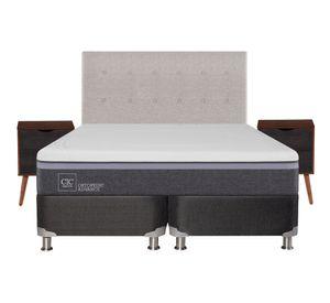 Box spring 2 plazas Ortopedic advance base dividida B5 + set Tigris/ Niger Cic
