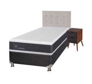 Box spring 1,5 plazas Ortopedic + set Níger/Tigris Cic