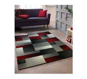 Alfombra 150x200 cm Frize Carved 4 gris Idetex.