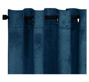 Cortina 140x220 cm Velvet azul 2 piezas Illusions