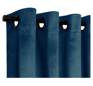 Cortina 140x220 cm Velvet azul 2 piezas Illusions