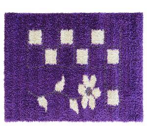 Alfombra infantil 120x170 cm Flower morado Idetex