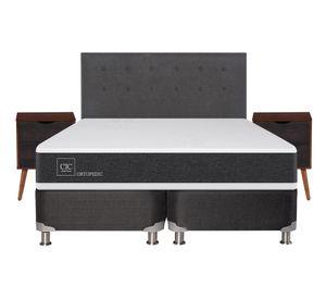 Box spring 2 plazas Ortopedic base dividida B5 + set Éufrates/ Niger Cic