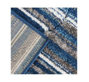 Alfombra 133x180 cm Carved Florida 5 azul Idetex.