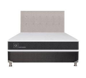 Box spring 2 plazas Ortopedic B5 + respaldo Tigris Cic