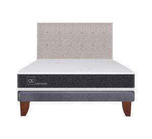 Cama europea 2 plazas Ortopedic + respaldo Tigris Cic