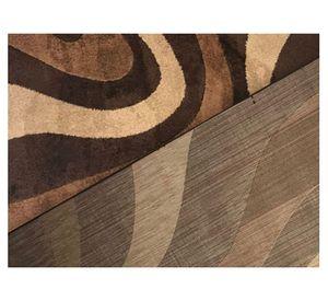 Alfombra 133x180 cm Frize Carved 4 café Idetex.